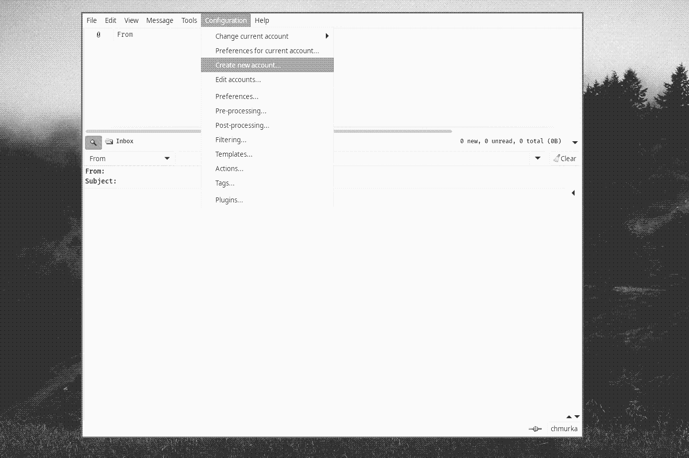 claws-mail screenshot