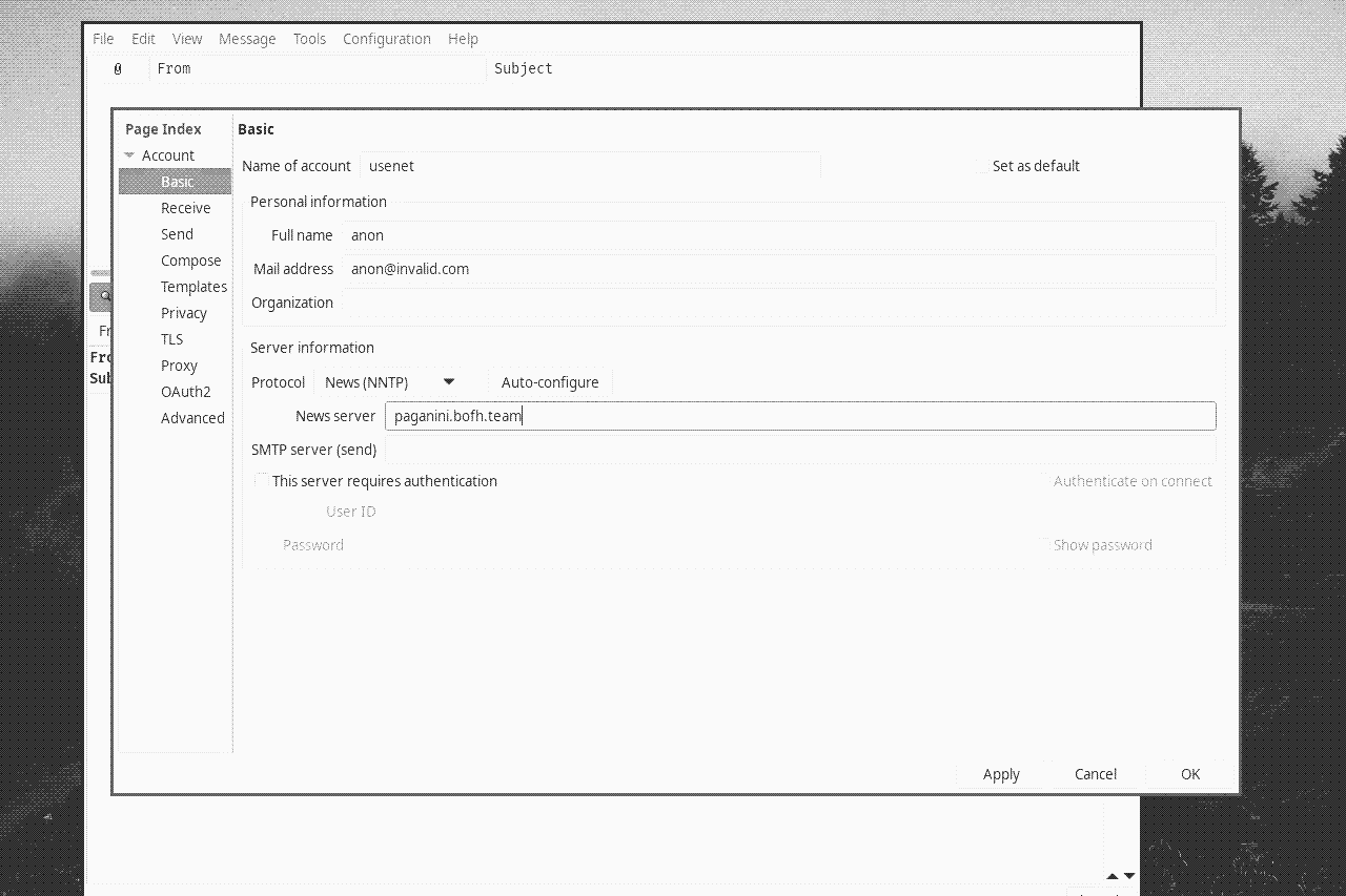 claws-mail screenshot