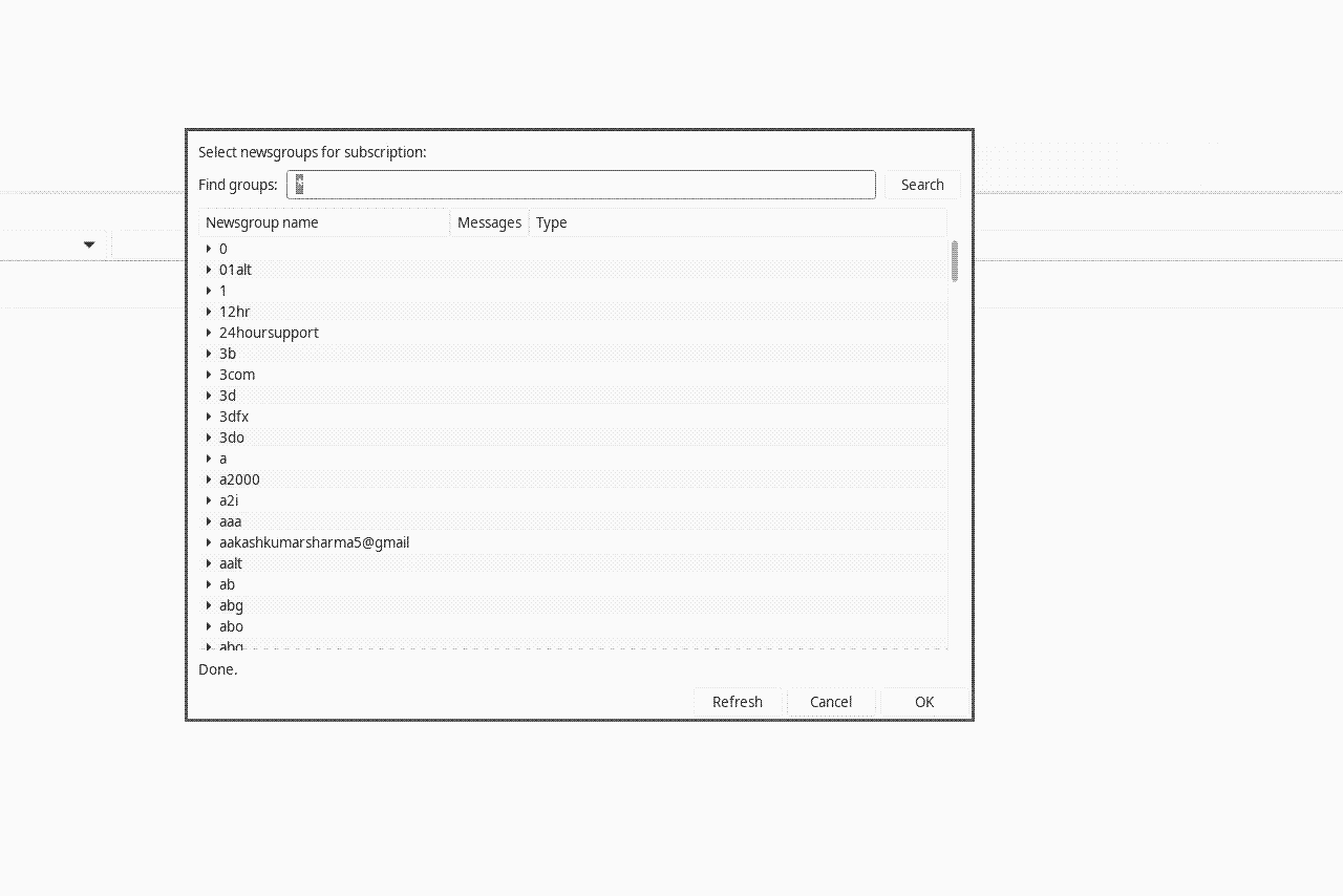 claws-mail screenshot