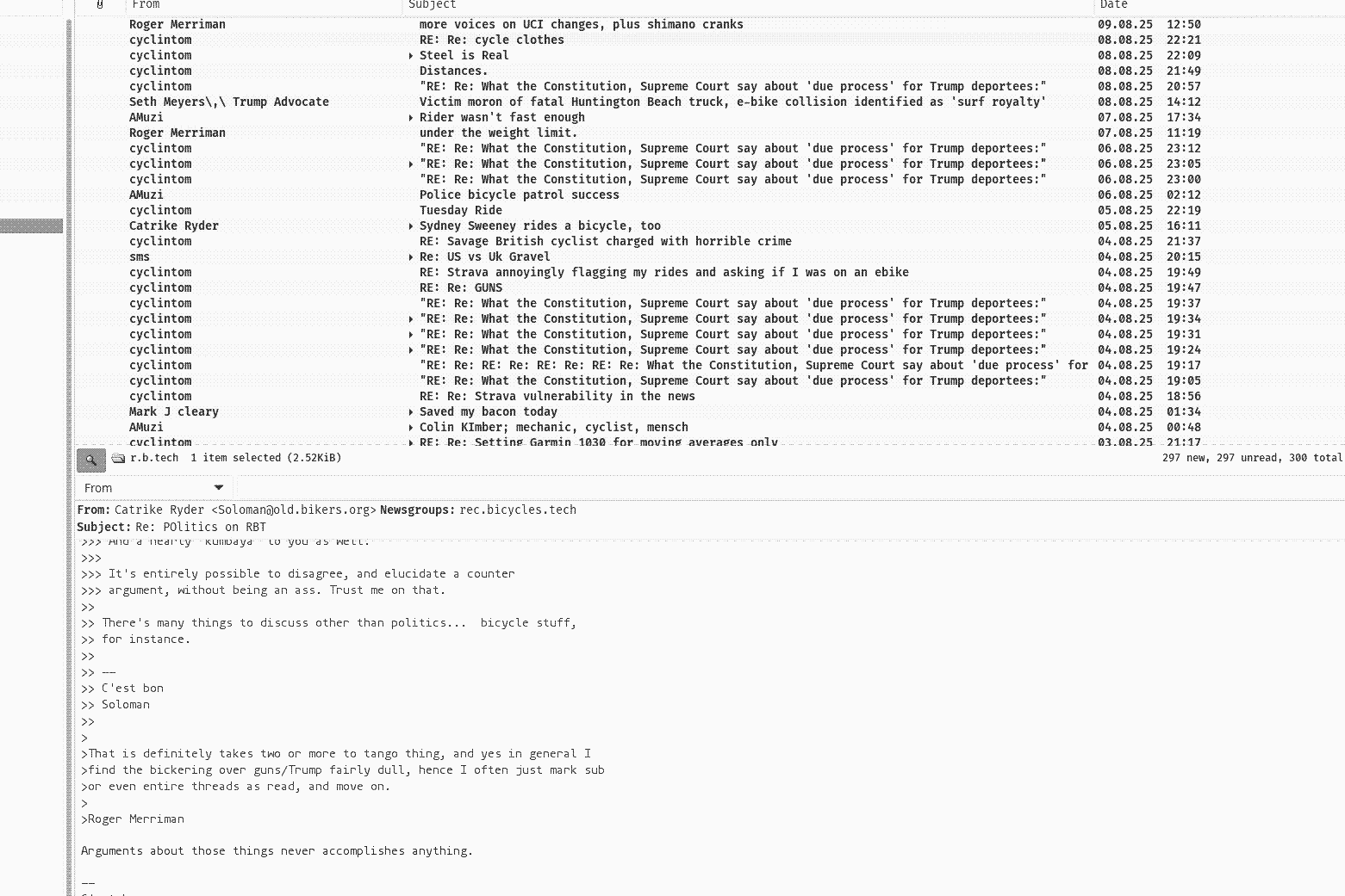 claws-mail screenshot