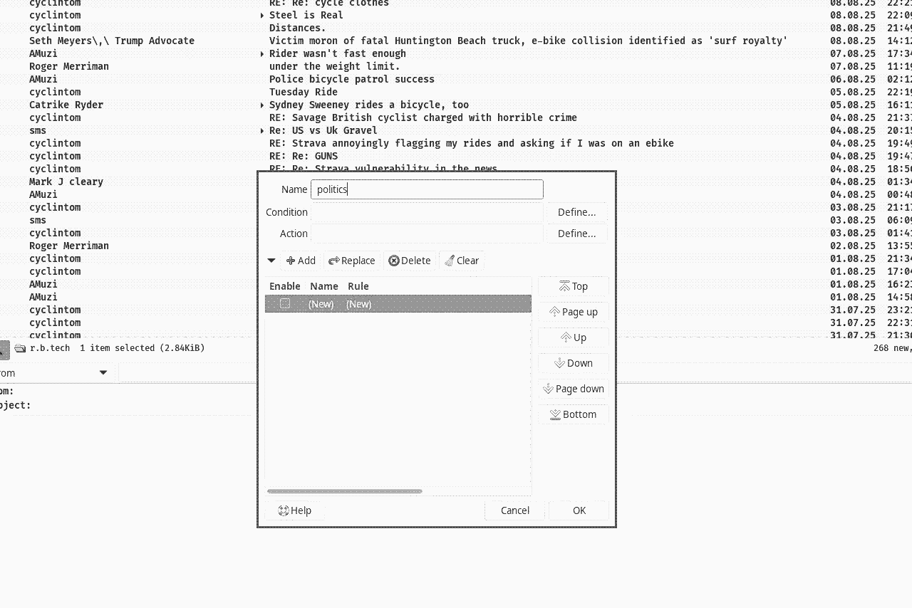 claws-mail screenshot