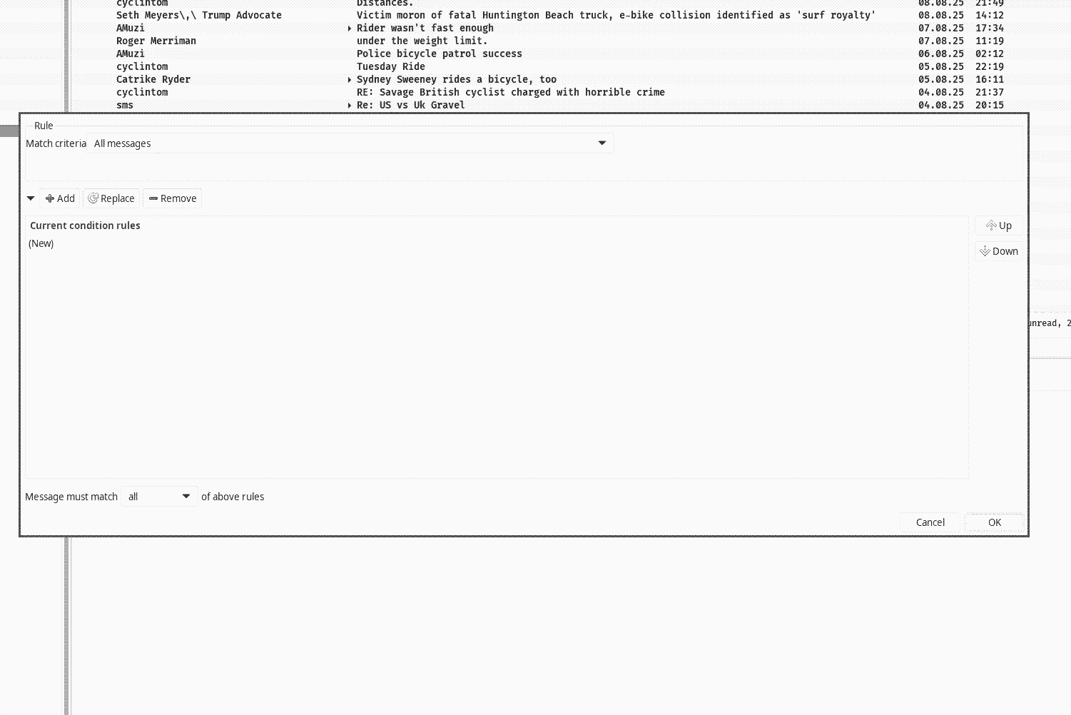 claws-mail screenshot