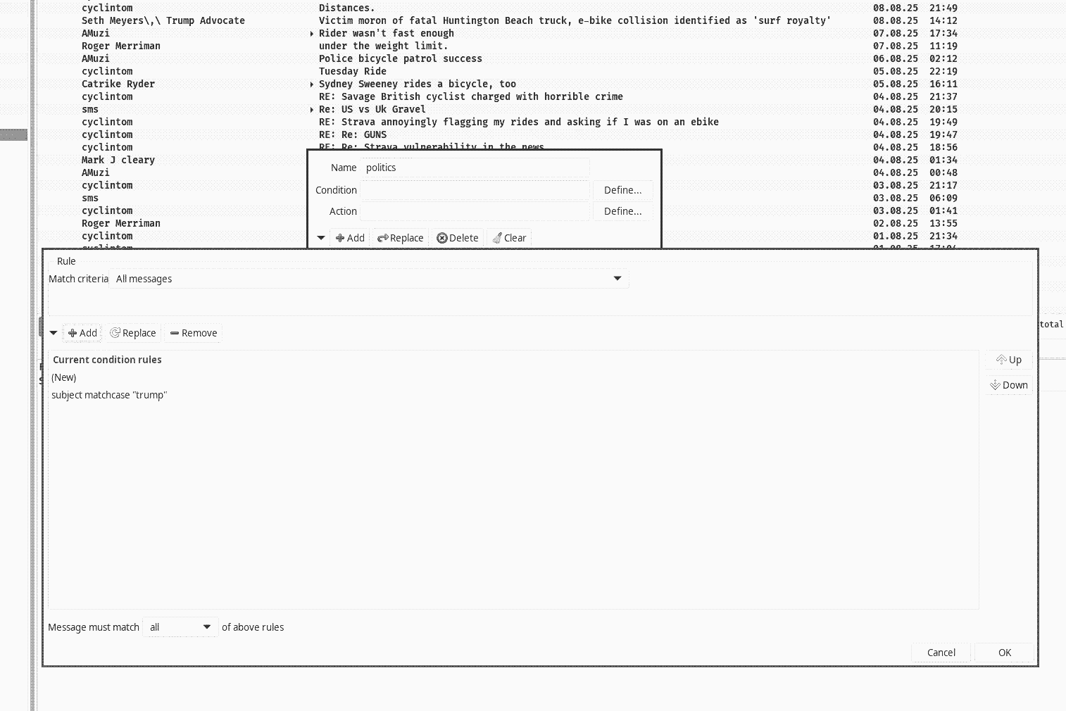 claws-mail screenshot