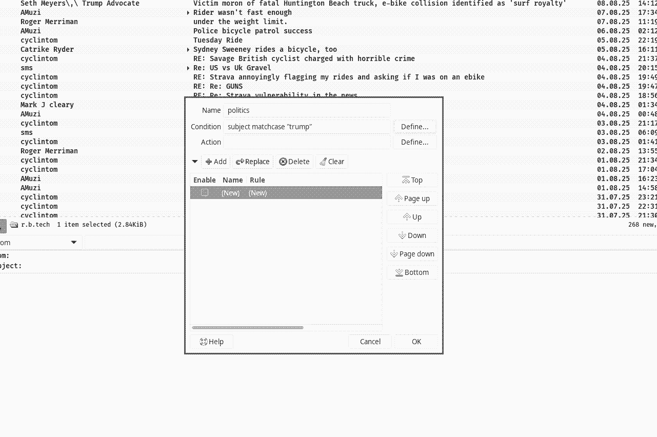 claws-mail screenshot