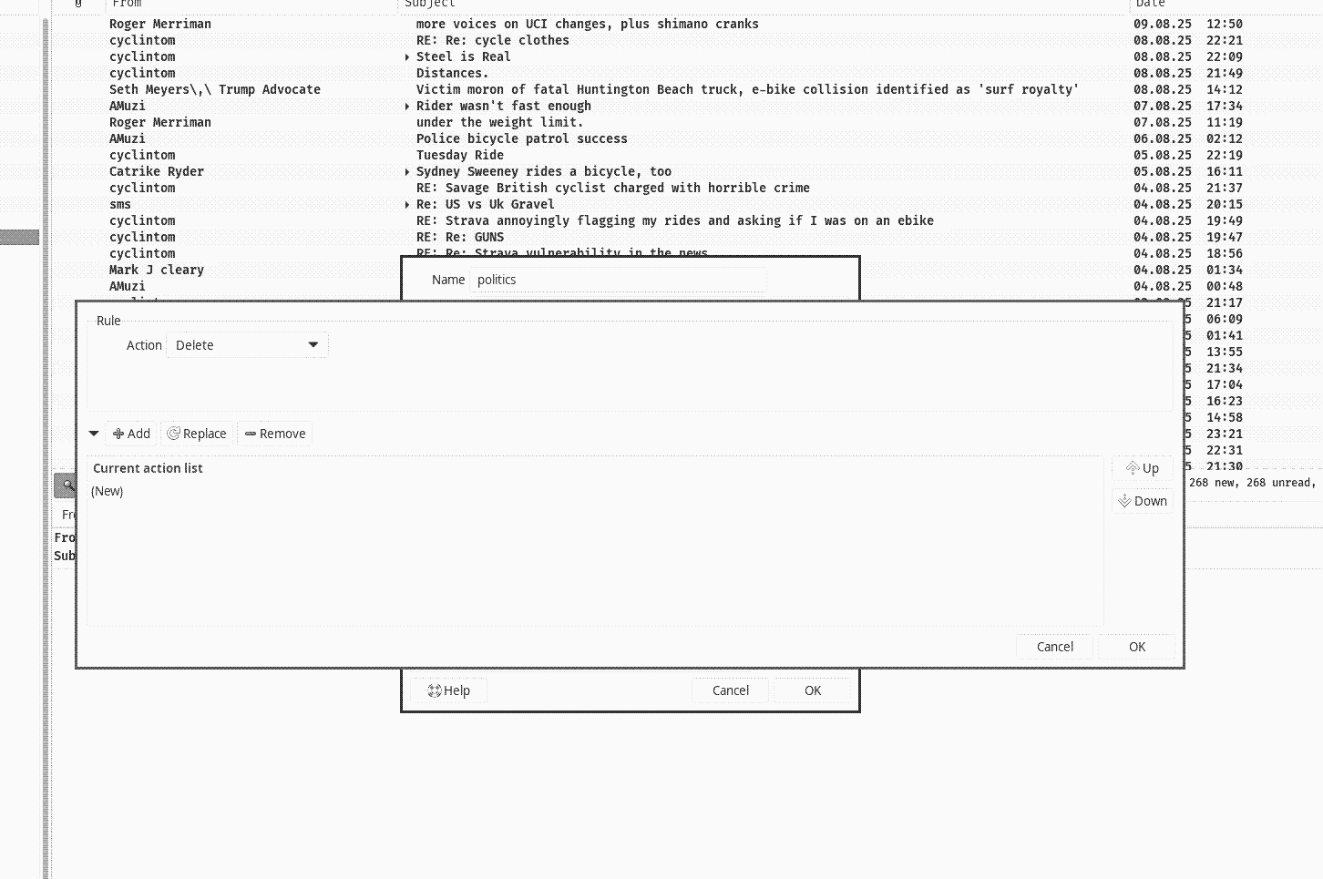 claws-mail screenshot