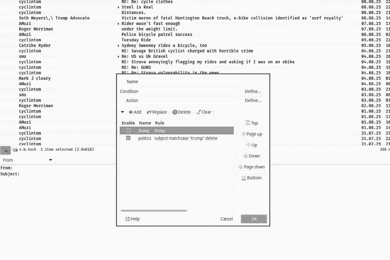claws-mail screenshot